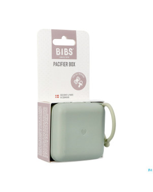 Bibs pacifier box sucette sage