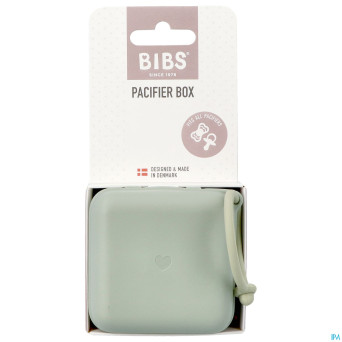 Bibs pacifier box sucette sage