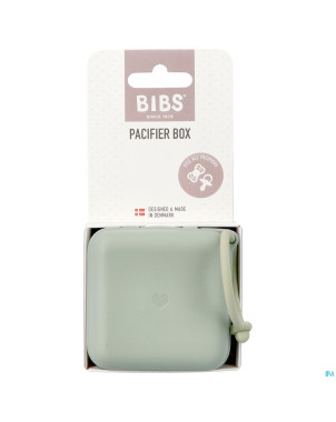 Bibs pacifier box sucette sage