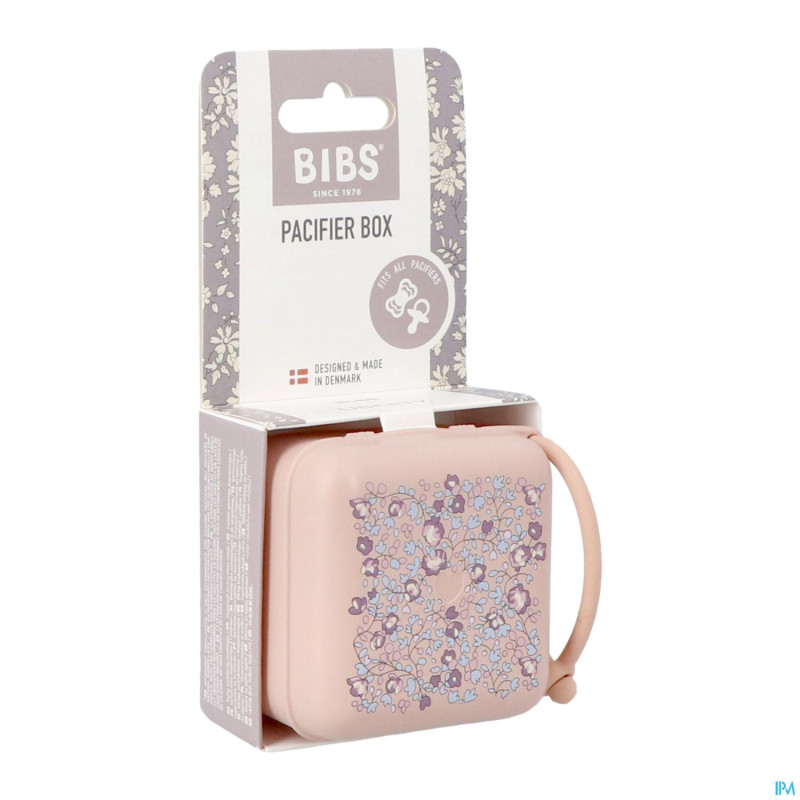 Bibs pacifier box sucette liberty blush