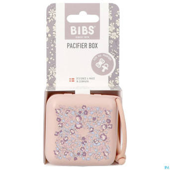 Bibs pacifier box sucette liberty blush