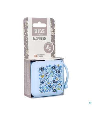 Bibs pacifier box sucette liberty blue