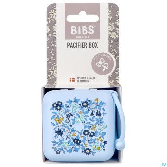 Bibs pacifier box sucette liberty blue