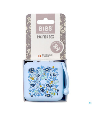 Bibs pacifier box sucette liberty blue
