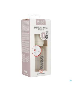 Bibs biberon verre 110ml set complet ivory