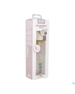 Bibs biberon verre 225ml set complet ivory