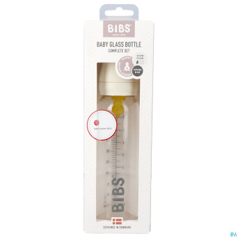 Bibs biberon verre 225ml set complet ivory