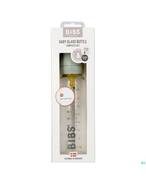 Bibs biberon verre 225ml set complet sage