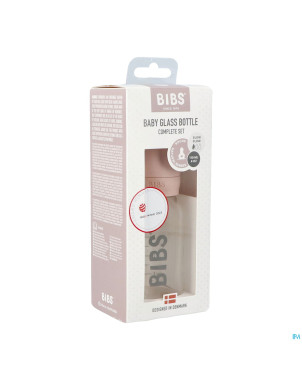 Bibs biberon verre 110ml set complet blush