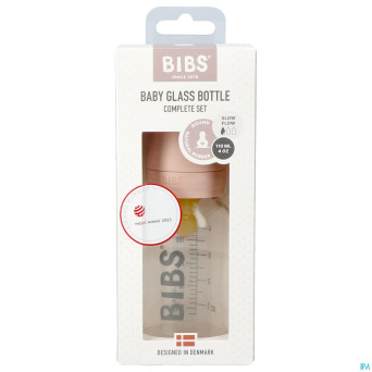 Bibs biberon verre 110ml set complet blush