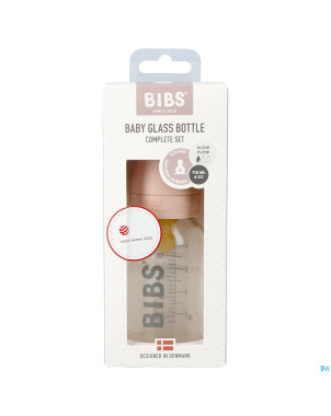 Bibs biberon verre 110ml set complet blush