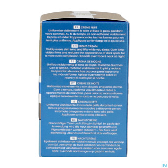 Roc multi correxion even tone+lift creme nuit 50ml