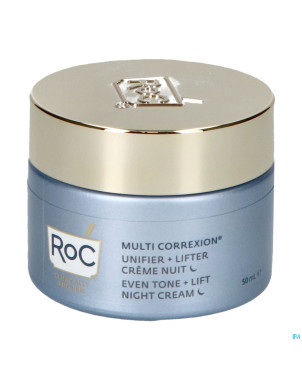 Roc multi correxion even tone+lift creme nuit 50ml