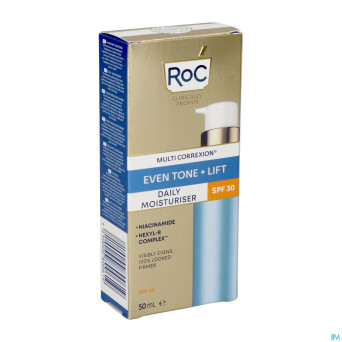 Roc multi correxion even tone+lift mois.spf30 50ml
