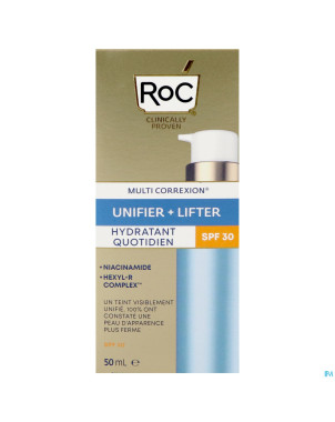 Roc multi correxion even tone+lift mois.spf30 50ml
