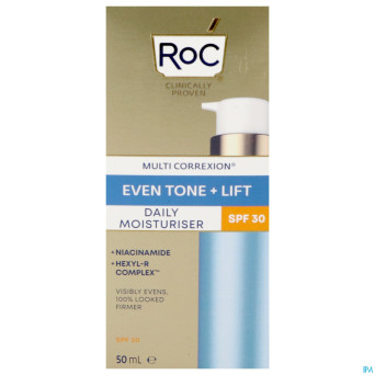 Roc multi correxion even tone+lift mois.spf30 50ml