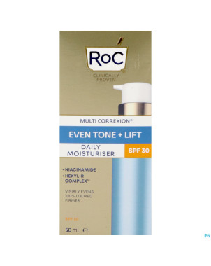 Roc multi correxion even tone+lift mois.spf30 50ml