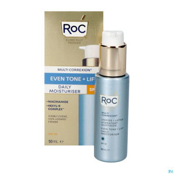 Roc multi correxion even tone+lift mois.spf30 50ml