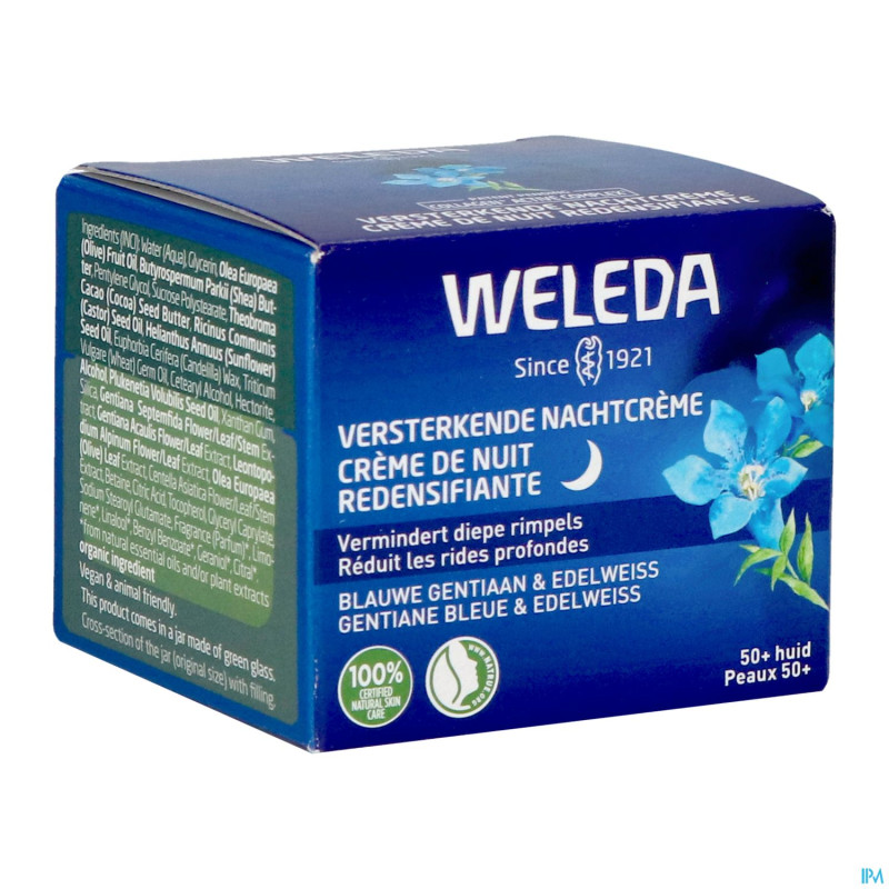 Weleda gentiane bleue & edelweiss cr nuit    40ml