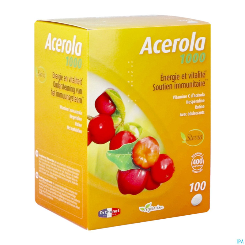 Acerola 1000 comp 100 nf orthonat