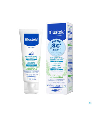 Mustela ss baume pectoral reconfortant 40ml promo