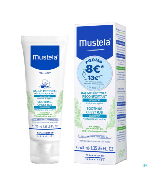 Mustela ss baume pectoral reconfortant 40ml promo