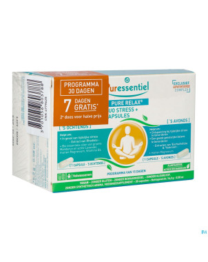Puressentiel pure relax duo stress caps 30 offre