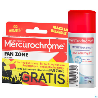 Mercurochrome promo spray a/septiq.+pans. 100ml