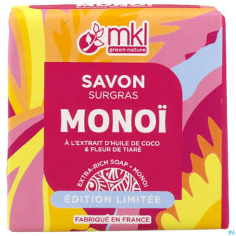Mkl savon marseille surgras monoi ed limit100g