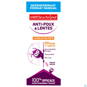 Mercurochrome lotion poux format familial 200ml
