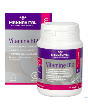 Mannavital vitamine b12 platinum v-comp 60 nf