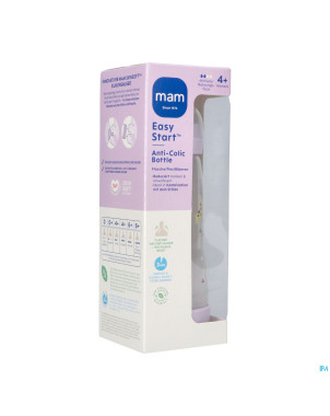 Mam easy start a/colic bib. pure matt lilas 320ml