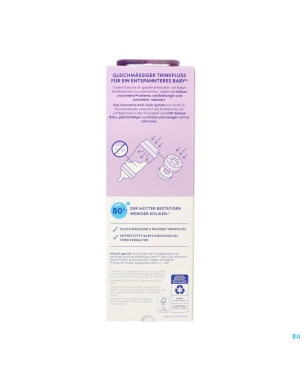 Mam easy start a/colic bib. pure matt lilas 320ml