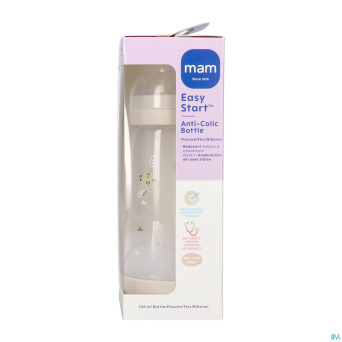 Mam easy start a/colic bib. pure matt uni 320ml