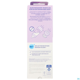 Mam easy start a/colic bib. pure matt uni 320ml