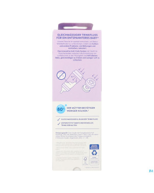 Mam easy start a/colic bib. pure matt uni 320ml