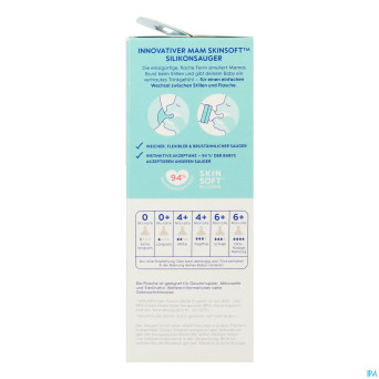 Mam feel good glass bottle matt boy 260ml