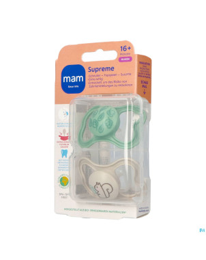 Mam supreme sucette silicone pure 16m+ uni 2