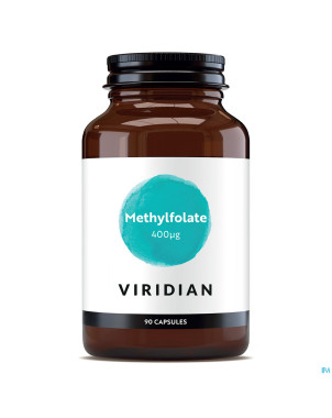 Viridian methylfolate 400mcg v-caps 90