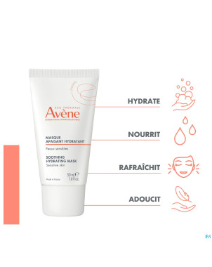 Avene essentiels masque apaisant hydratant    50ml