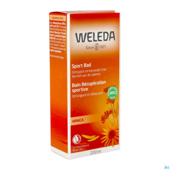 Weleda arnica bain recuperation sportive  200ml nf