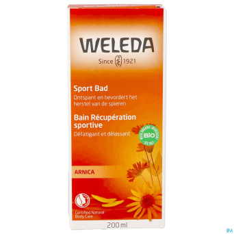 Weleda arnica bain recuperation sportive  200ml nf
