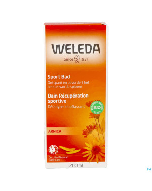 Weleda arnica bain recuperation sportive  200ml nf