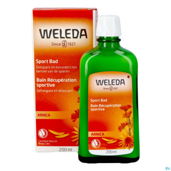 Weleda arnica bain recuperation sportive  200ml nf