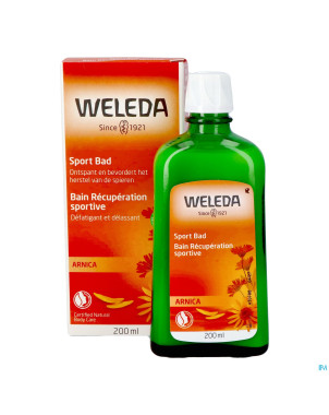 Weleda arnica bain recuperation sportive  200ml nf