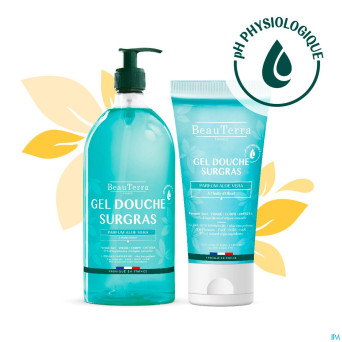 Beauterra gel douche surgras aloe vera tube 200ml