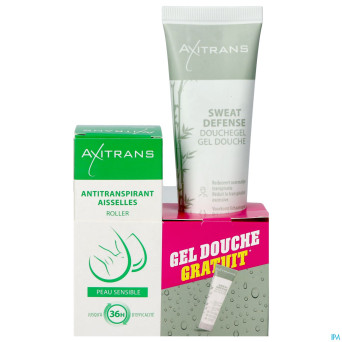 Axitrans roller peau sens.20ml+gel dche 100ml grat