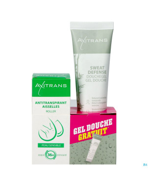 Axitrans roller peau sens.20ml+gel dche 100ml grat