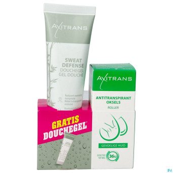Axitrans roller peau sens.20ml+gel dche 100ml grat
