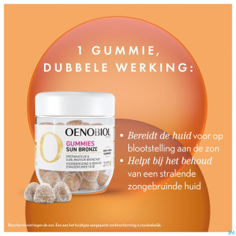 Oenobiol gummies sun bronze 60